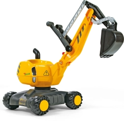 Rolly Toys rollyDigger bērnu braucamais ekskavatora komplekts – dzeltens