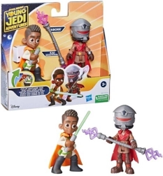Star Wars Pop‑Up Duel divu figūriņu komplekts 10 cm – Young Jedi Adventures