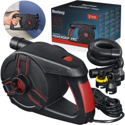 Elektriskā gaisa pumpa Bestway Powergrip Pro AC ar 4 adapteriem