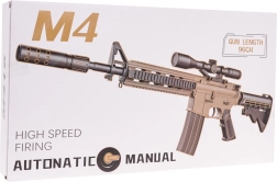 M4 karabīne ar želejbumiņām ar piederumiem