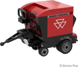 Brixies Plus Massey Ferguson RB F – ruļļu preses (3D konstruktors, 172 detaļas)