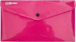 Aploksne ar spiedpogu rozā