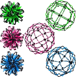 Maģiska izplešamā bumba - zaļa, zila, rozā miks 18/32 cm