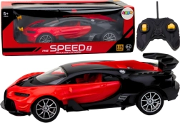 RC sporta auto sarkans 1:16