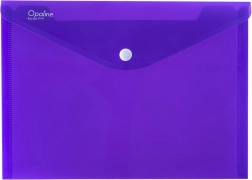 Dokumentu aploksne ar spiedpogu A5 Opaline, violeta