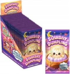 Squishy Dumlings laminētas kolekcionējamas kartītes paciņā