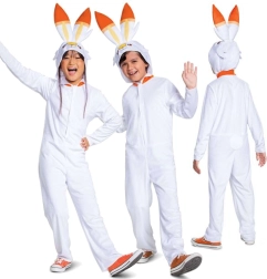 Bērnu kostīms POKEMON Scorbunny kigurumi 126–136 cm (7–8 gadi)