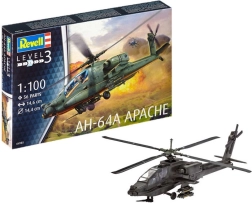 Plastmasas helikoptera modelis REVELL AH-64A Apache 1:100