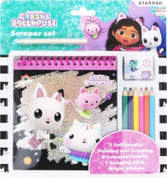 Skrāpējamais radošais komplekts Gabby's Dollhouse