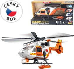 Glābšanas helikopters ar vinču un gaismas efektiem