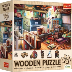 Trefl Wooden Puzzle Treasures from the Attic 501 Pieces