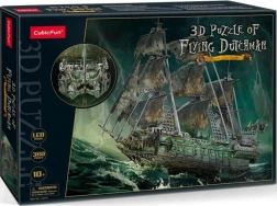 Spīdoša 3D puzle burukuģis “Lidojošais holandietis” – 360 detaļas