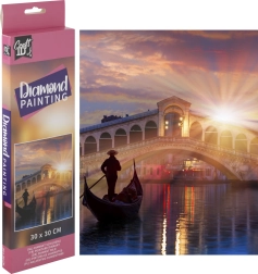 GRAFIX Diamond Painting Ponte di Rialto Bridge 30 × 30 cm