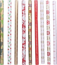 Iesaiņojamais papīrs 0,7×2 m Ziemassvētki mix 1