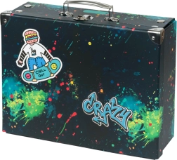 Baagl salokāms skolas čemodāniņš Chill ar metāla stūru aizsardzību