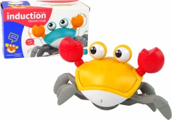 Interaktīvs kustīgs krabis ar mūziku – oranžs