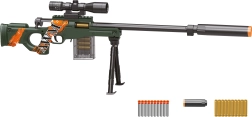Kids AWM Rifle with Cartridges and Foam Darts 76 cm