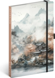 Līniju piezīmju klade Notique Japāna 13 × 21 cm