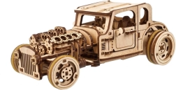 Ugears 3D koka mehāniskā puzle Hot Rod Furious Mouse