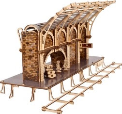 Ugears 3D koka mehāniska puzle HARRY POTTER – vilciena perons