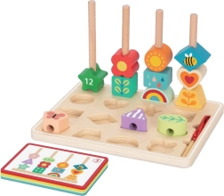 Šķirošanas spēle pēc kartītēm Pļava 2Kids Toys