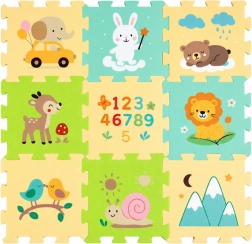 Petite&Mars putu grīdas puzle Nexli Forest friends (9 detaļas)