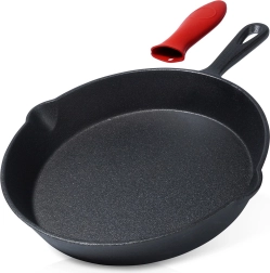 Čuguna panna ar silikona uzmavu 25 cm