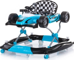 Interaktīvs bērnu staigulītis 4in1 Car Racer Blue