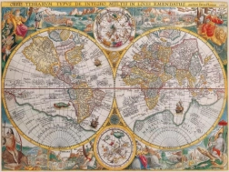 Ravensburger puzle vēsturiskā karte 1500 gabaliņu