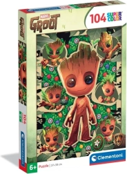Clementoni Puzzle Super Color 104 pieces – MARVEL Groot