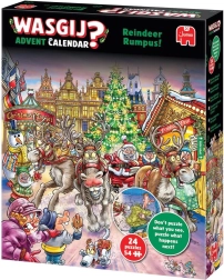 Adventa kalendārs puzzle WASGIJ Trakie ziemeļbrieži 24×54 gabali