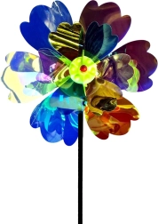 Krāsains vēja ritenis 50 × 28 cm