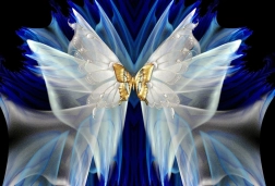 Diamond Painting Golden Butterfly 30x40cm
