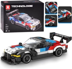 Tehniskā konstruktora sacīkšu superauto ar spārnu, 363 detaļas