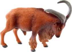 Plastic mouflon figurine with realistic horns