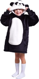 Cozy Noxxiez silta džempera sega ar kapuci panda bērniem 3–6 gadi