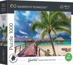 Puzle TREFL UFT Wanderlust: paradīzes pludmale Borā Borā, 1000 detaļas