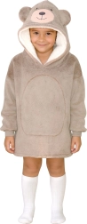 Sildoša kapuces segas-džemperis ar lāci bērniem 3–6 gadi Cozy Noxxiez