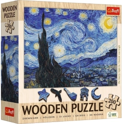 Koka puzle Vincent van Gogh – Zvaigžņotā nakts, 200 gabaliņi