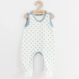 Bērnu rāpulīši New Baby Classic II ar zvaigznītēm, piparmētru krāsā