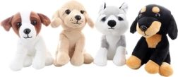 Plush Sitting Dog 18 cm (4 types)