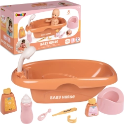 Smoby Baby Nurse vanna lellēm ar piederumiem