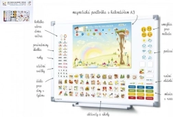 Magnētiskais kalendārs bērniem – Bērnudārzs ar 114 magnētiņiem