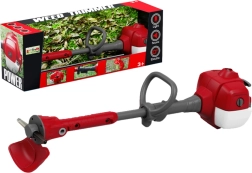 Bērnu dārza trimmeris, sarkans ar skaņām uz baterijām