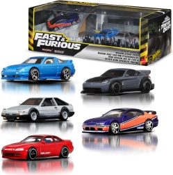 Hot Wheels Ātrs un bez žēlastības – 5 metāla mašīnīšu komplekts FAST & FURIOUS