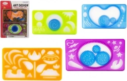 Plastmasas zīmēšanas šabloni 23x29 cm