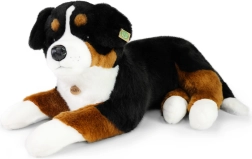 Large plush Bernese Mountain Dog lying 89 cm eco‑friendly