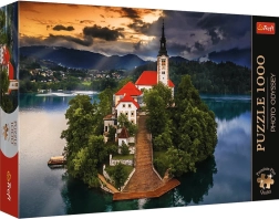 Puzzle TREFL Premium Plus Photo Odyssey – Bledas ezers, 1000 gabaliņu