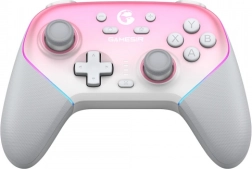 GameSir Super Nova wireless game controller Whipped Pink with charging dock