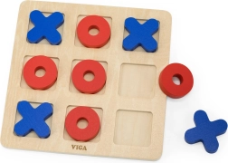 Viga koka klasiskā spēle „Tic-tac-toe”